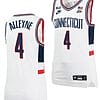 Nahiem Alleyne Jersey UConn Huskies College Basketball Alumni White #4
