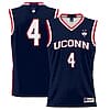 Nahiem Alleyne Jersey #4 UConn Huskies College Basketball No Name Navy