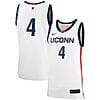 Nahiem Alleyne Jersey #4 UConn Huskies College Basketball No Name White