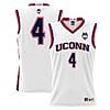 Nahiem Alleyne Jersey #4 UConn Huskies College Basketball White