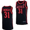 Nathan Mensah Jersey #31 San Diego State Aztecs College Basketball Black