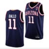 Oumar Ballo Jersey #11 Arizona Wildcats College Basketball Navy
