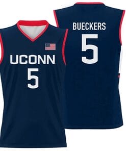 Paige Bueckers Jersey #5 UConn Huskies College Basketball Navy