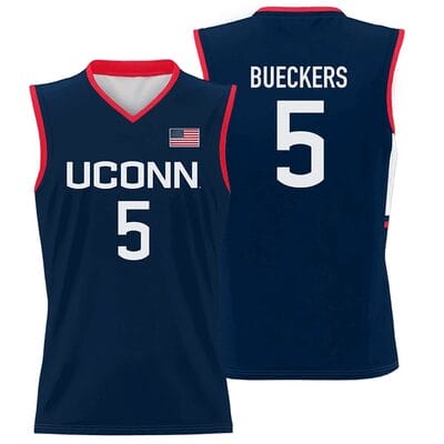 Paige Bueckers Jersey #5 UConn Huskies College Basketball Navy