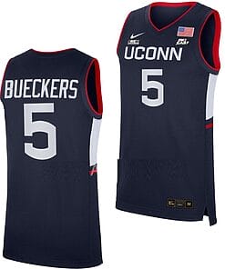 Paige Bueckers Jersey UConn Huskies College Basketball Navy Replica #5