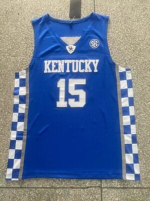 Reed Sheppard Jersey #23 Kentucky Wildcats College Basketball Blue