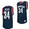 Ray Allen Jersey UConn Huskies College Basketball Navy Retro #34
