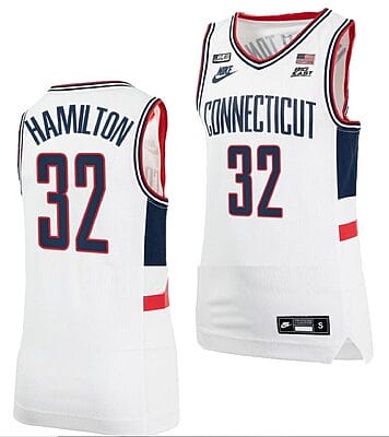Richard Hamilton Jersey UConn Huskies College Basketball Alumni White #32