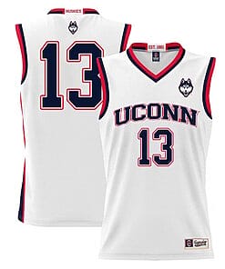 Richie Springs Jersey #13 UConn Huskies College Basketball White
