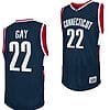 Rudy Gay Jersey UConn Huskies College Basketball Navy Retro #22