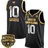 Kamilla Cardoso Jersey #10 South Carolina Gamecocks Basketball 2024 National Champions All Stitched Black Gold