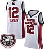 MiLaysia Fulwiley Jersey #12 South Carolina Gamecocks Basketball 2024 National Champions All Stitched White