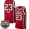 Bree Hall Jersey #23 South Carolina Gamecocks Basketball 2024 National Champions All Stitched Red