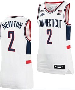 Tristen Newton Jersey UConn Huskies College Basketball Alumni White #2
