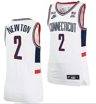 Tristen Newton Jersey UConn Huskies College Basketball Alumni White #2