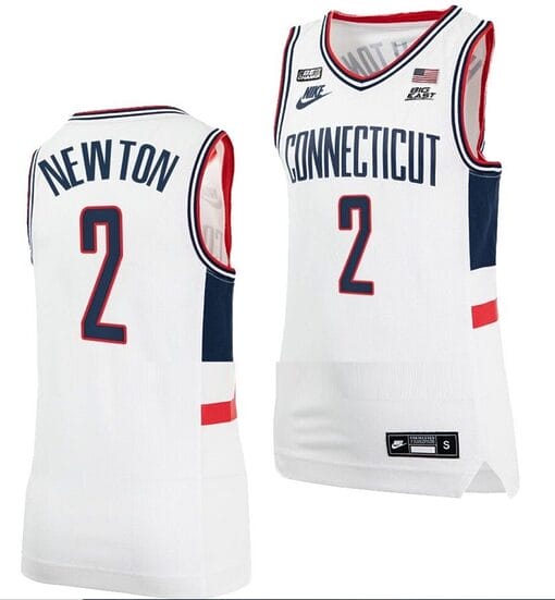 Tristen Newton Jersey UConn Huskies College Basketball Alumni White #2