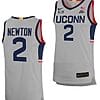 Tristen Newton Jersey UConn Huskies College Basketball Limited Gray #2