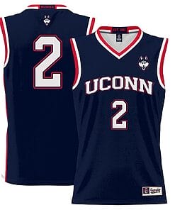 Tristen Newton Jersey #2 UConn Huskies College Basketball No Name Navy