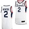 Tristen Newton Jersey UConn Huskies College Basketball White Replica #2