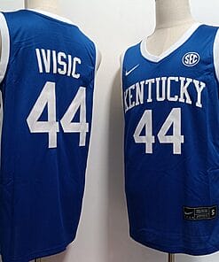 Zvonimir Ivisic Jersey #44 Kentucky Wildcat College Basketball Stitched Blue
