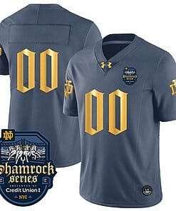 Custom Notre Dame Jersey Name and Number Shamrock Series 2024 College Football Stitched