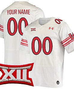 Custom Utah Utes Jersey Name and Number College Football White Throwback Game –