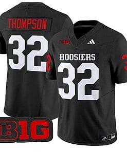 Anthony Thompson Jersey #32 Indiana Hoosiers Vapor Limited Football Black