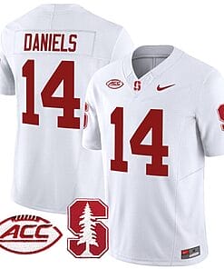 Ashton Daniels Jersey #14 Stanford Cardinal Vapor Limited College Football Stitched White