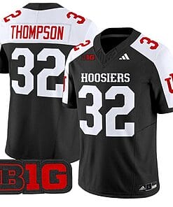Anthony Thompson Jersey #32 Indiana Hoosiers Vapor Limited Football Black Alternate