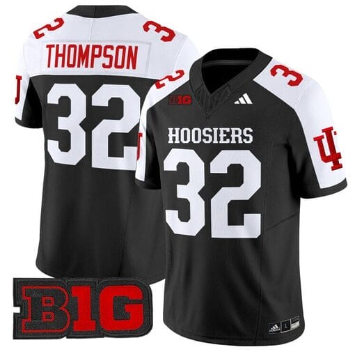 Anthony Thompson Jersey #32 Indiana Hoosiers Vapor Limited Football Black Alternate