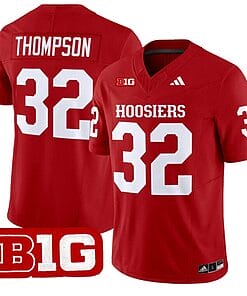 Anthony Thompson Jersey #32 Indiana Hoosiers Vapor Limited Football Crimson