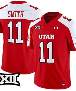 Alex Smith Jersey #11 Utah Utes Vapor Limited College Football Stitched Red Alternate