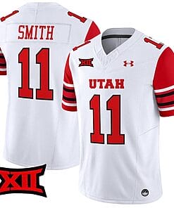 Alex Smith Jersey #11 Utah Utes Vapor Limited College Football Stitched White