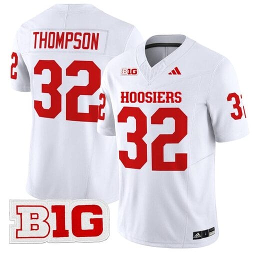 Anthony Thompson Jersey #32 Indiana Hoosiers Vapor Limited Football White