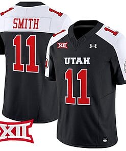 Alex Smith Jersey #11 Utah Utes Vapor Limited College Football Stitched Black Alternate