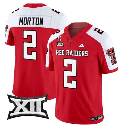Behren Morton Jersey #2 Texas Tech Red Raiders Vapor Limited Football Red Alternate