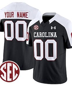 Custom South Carolina Gamecocks Jersey Name and Number Football 1980 Throwback Vapor Limited Black Alternate