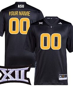Custom Arizona State Sun Devils Jersey Name and Number College Football Black Premier All Stitched