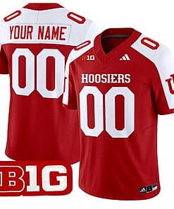 Custom Indiana Hoosiers Jersey Name and Number Vapor Limited Football Crimson Alternate