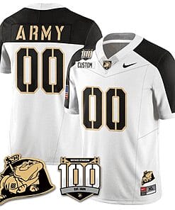 Custom Army Black Knights Jersey Name and Number Vapor Limited College Football Stitched White Alternate