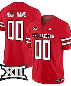 Custom Texas Tech Red Raiders Jersey Name and Number Vapor Limited Football Red