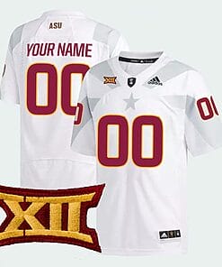 Custom Arizona State Sun Devils Jersey Name and Number College Football White Game All Stitched