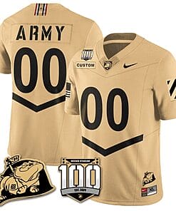 Custom Army Black Knights Jersey Name and Number Vapor Limited College Football Stitched Gold