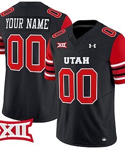 Custom Utah Utes Jersey Name and Number Vapor Limited College Football Stitched Black