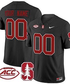 Custom Stanford Cardinal Jersey Name and Number Vapor Limited College Football Stitched Black