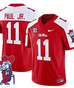 Chris Paul Jr Jersey #11 Ole Miss Rebels Vapor Limited College Football Stitched Red Alternate