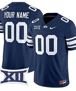 Custom BYU Cougars Jersey Name and Number Vapor Limited College Football Stitched Navy