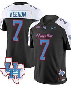 Case Keenum Jersey #7 Houston Cougars Oilers Jersey Inspired Vapor College Football Limited Stitched Black Alternate