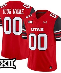 Custom Utah Utes Jersey Name and Number Vapor Limited College Football Stitched Red