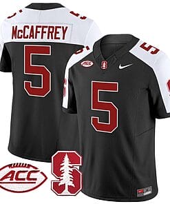 Christian McCaffrey Jersey #5 Stanford Cardinal Vapor Limited College Football Stitched Black Alternate